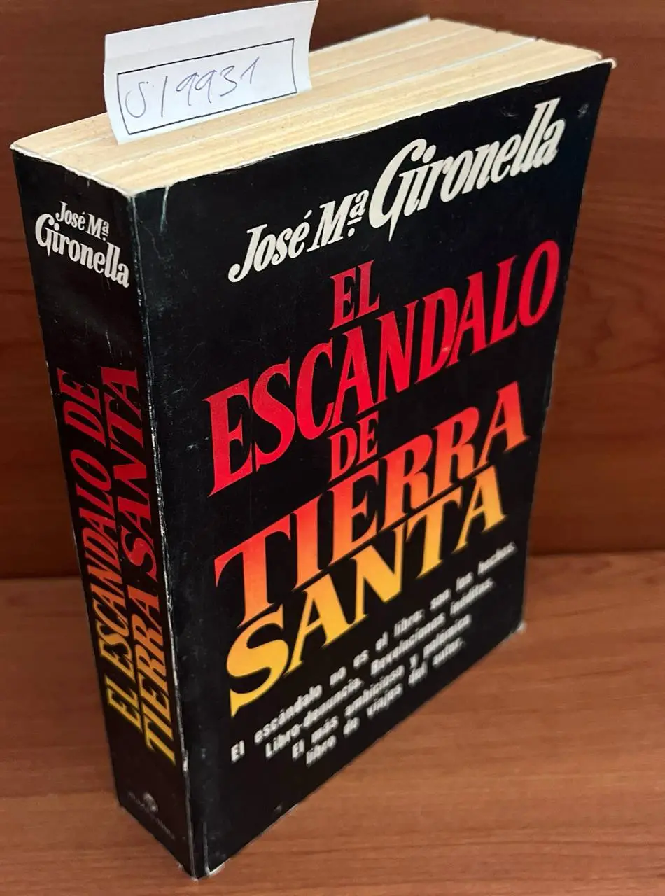 El escándalo de Tierra Santa.
